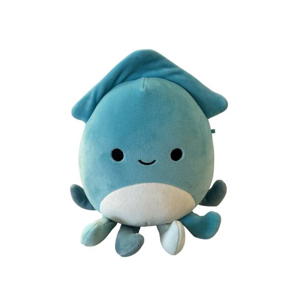 Squishmallows Sealife Blue 'Sky The Squid' 7.5” Original KellyToy Plush - Picture 1 of 3